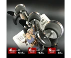 Stainless Steel Stove Top Espresso Italian Coffee Maker Percolator Moka Pot 4Cups /6Cups / 9Cups - 4