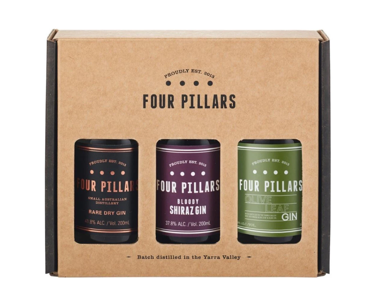 FOUR PILLARS GIFTPACK 3 X 200ML