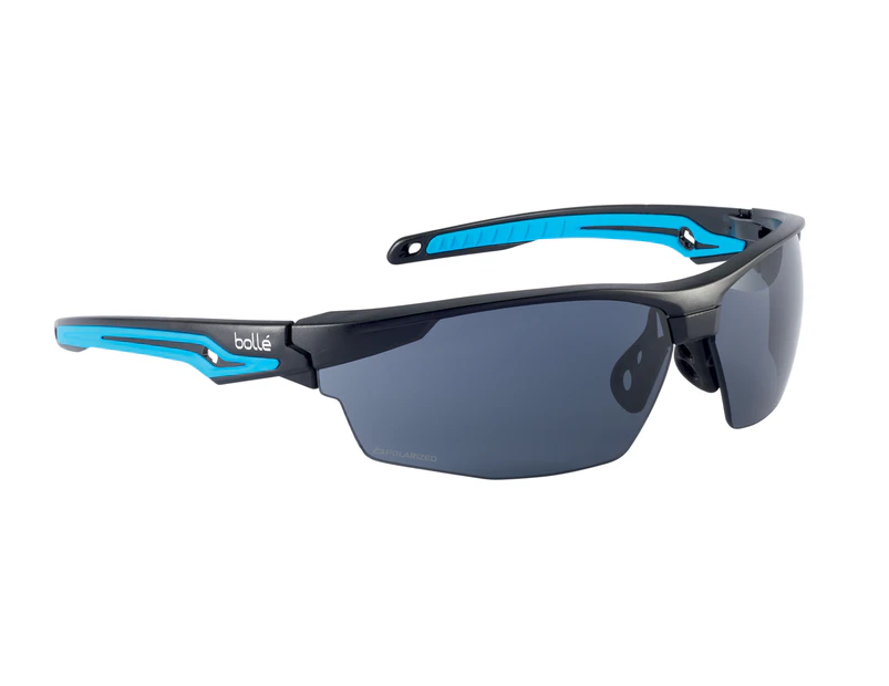 Tryon Industrial Spectacle Black/Blue Pc/Tpr Frame Polarised Lens Polarised AS