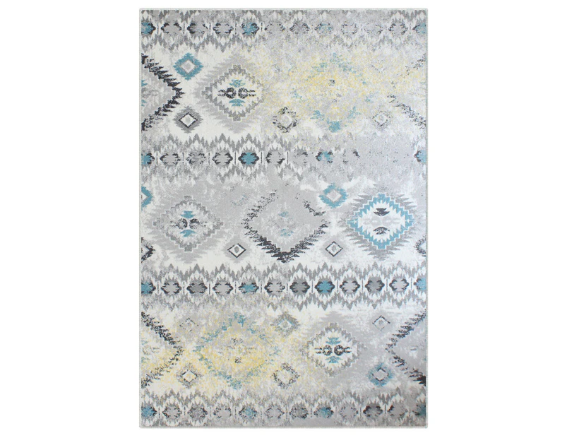 Grey Creamy Style Pattern Floor Area Abstract Rug Modern Extra Large Carpet