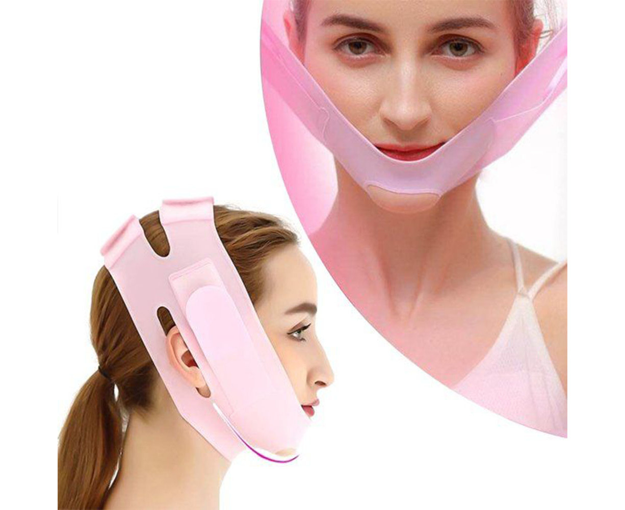 V-Line Chin Cheek Lift Up Band for Women Facial Lifting Slimming Belt Double Chin Care Weight Loss V Face Anti Wrinkle Bandage Correction Belt 