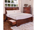 Classic Direct Milton Premium American Poplar bed with 4 drawers