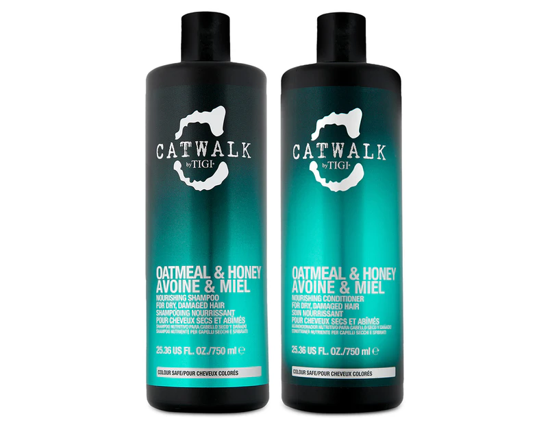 Catwalk by TIGI Oatmeal & Honey Nourishing Shampoo & Conditioner Duo 750ml