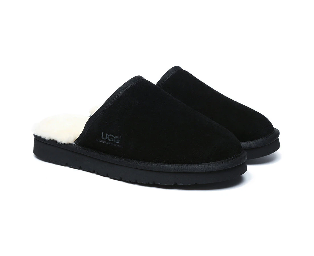 Australian Shepherd(R) UGG Men Cruz Slippers - Black