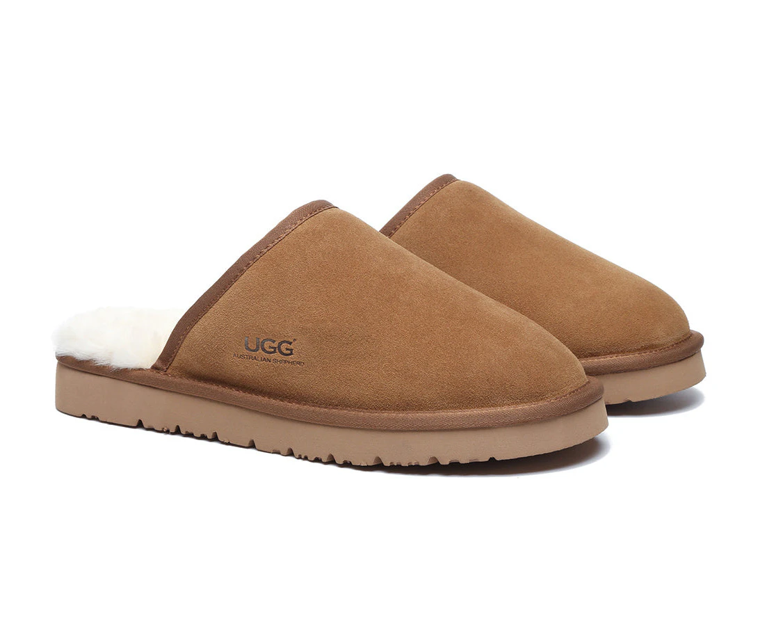 Australian Shepherd(R) UGG Men Cruz Slippers - Chestnut