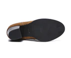 TARRAMARRA(R) Ankle Leather Heel Boots Women Velora - Chestnut