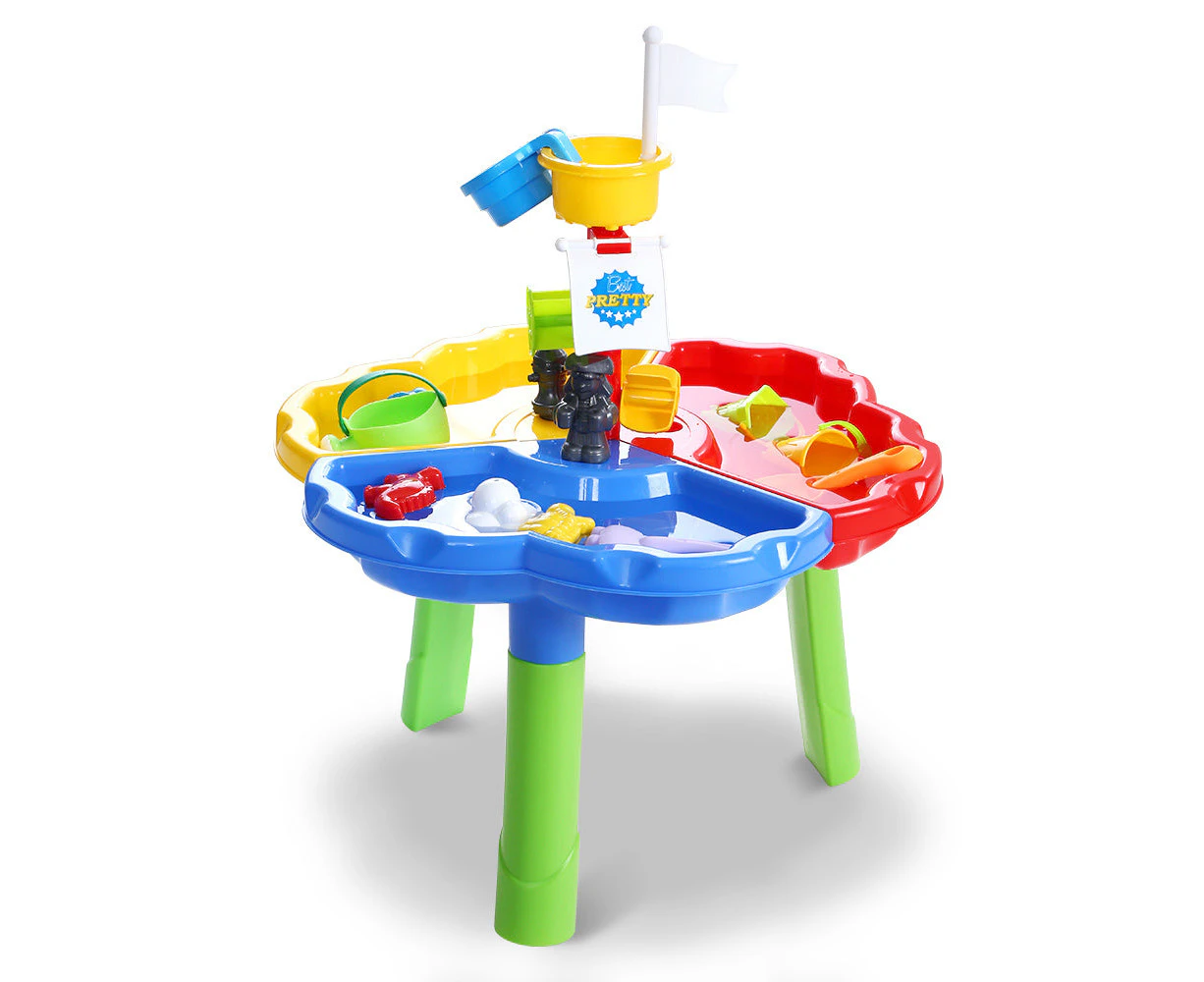 Kids Outdoor Sand Pit Play Table Set