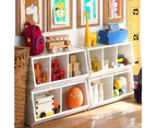 Kids Toy Box Storage Organiser - White