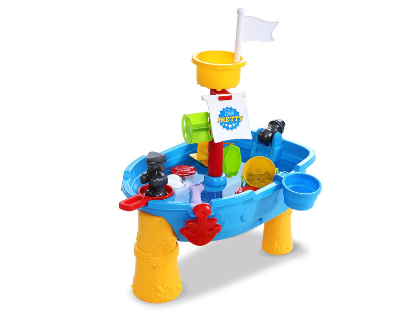 Kids Sand Pit Pirate Ship Toy Set