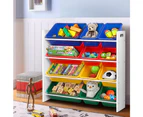 Kids Toy Organiser  Shelf Storage Rack - 12 Bins