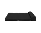 Portable Folding Sofa Bed Mattress - Black - Double