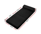 Portable Folding Sofa Bed Mattress - Black - Single