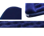 Single Size Inflatable Air Matress - Navy Blue