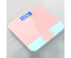 2 PCS TUY 6026 Human Body Electronic Scale Home Weight Health Scale, Size: 26x26cm (Battery Type Pink)