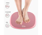 Bluetooth Human Body Scale Smart Electronic Scale With Room Temperature Measurement Function Charging Model (Pink Edging Rose Gold)