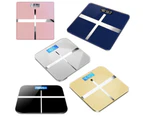QQ-001 Weight Scale Home Health Human Body Electronic Scale Charging Model (Sapphire Blue)