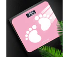 SONGYING TZ05 Human Body Electronic Scale Home Health Weight Scale, Size: 290x260x23mm (Battery Style Vegas Pink)