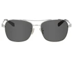 Coach Women's HC7080 Aviator Sunglasses - Silver/Black