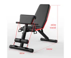 Adjustable FID Ab Abdominal Weight Press Bench Fitness Incline Sit up Gym Flat