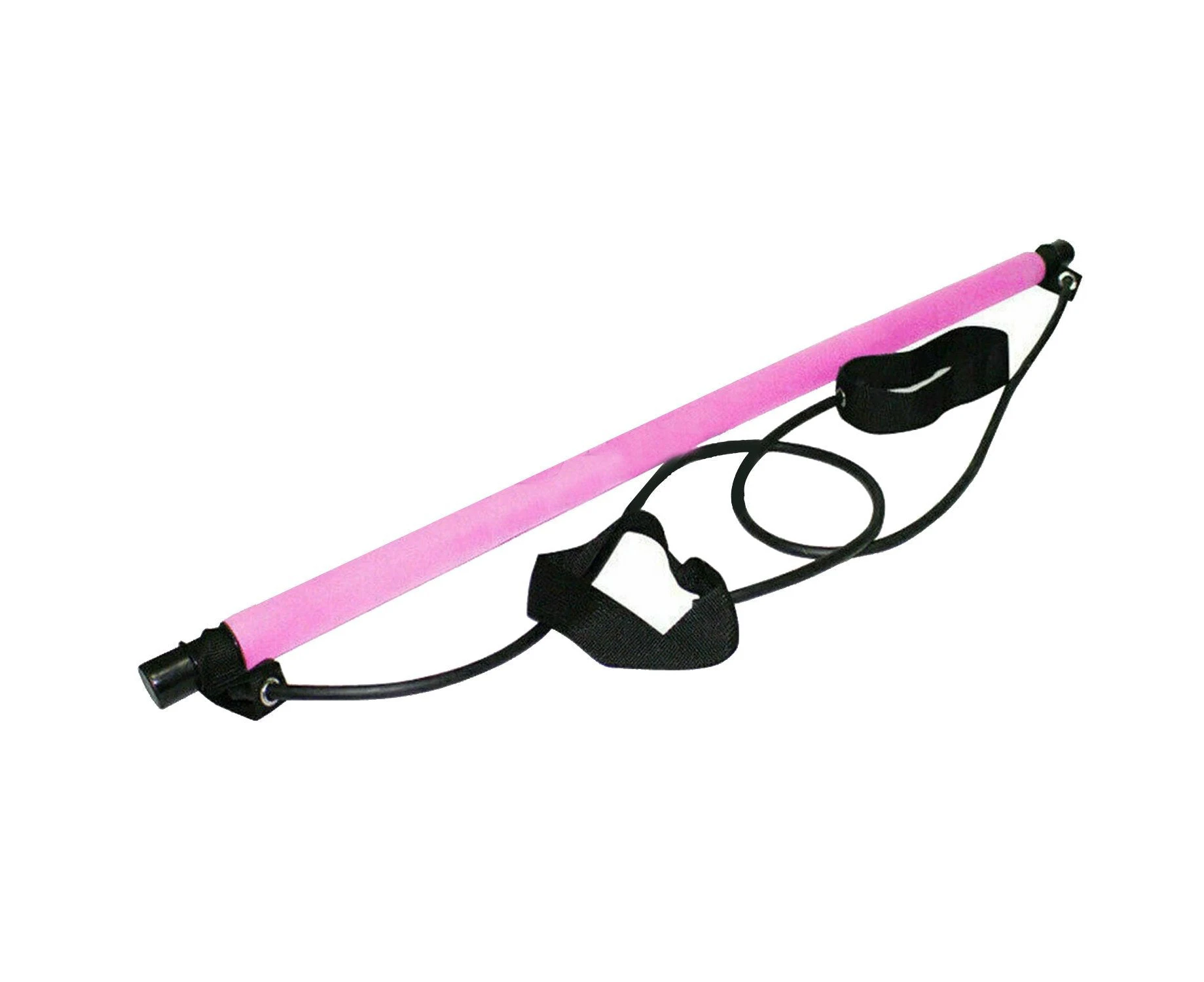 Easy Comfortable Fitness Pilates Yoga Stretch Rope Trainer - Pink