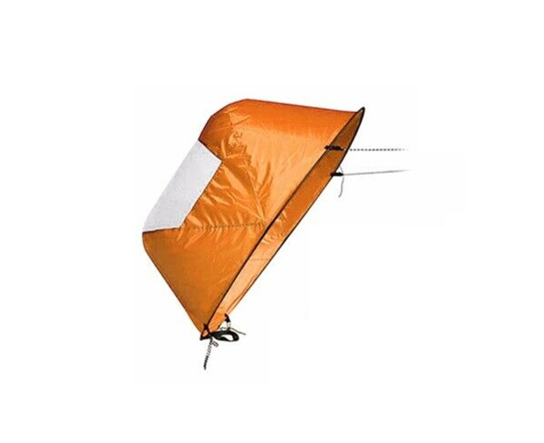 Kayak Boat Wind Sail Sailing Kit Protect from Hot Sun - Orange