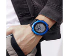 WIWU Digital Sports Watch Back Light Watch For Men-Blue