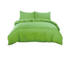 Green Soft Quilt Doona Cover Set 5 Size