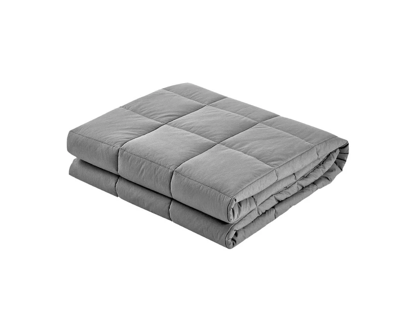 Weighted Gravity Bed Blanket 9KG - Light Grey