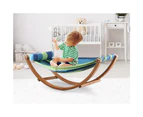 Kids Timber Hammock Bed Swing 45KG Capacity - Blue