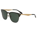 Ray-Ban Unisex Blaze Clubmaster RB3576N Sunglasses - Gold/Green