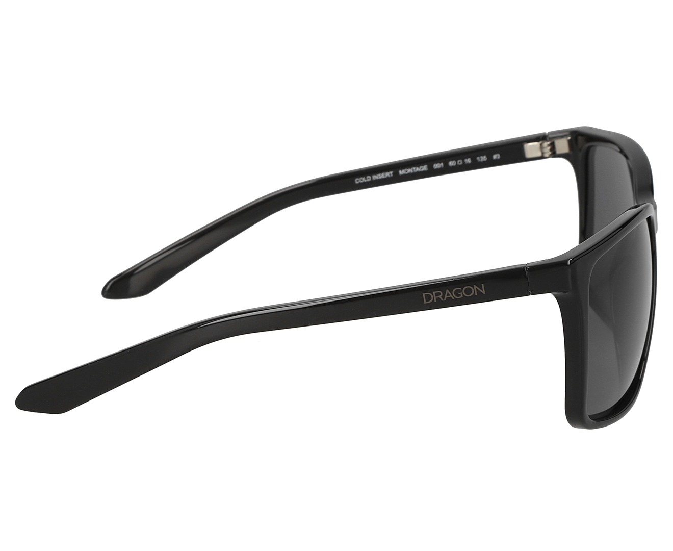 Dragon Men's Montage Sunglasses - Shiny Black/Smoke | Catch.co.nz