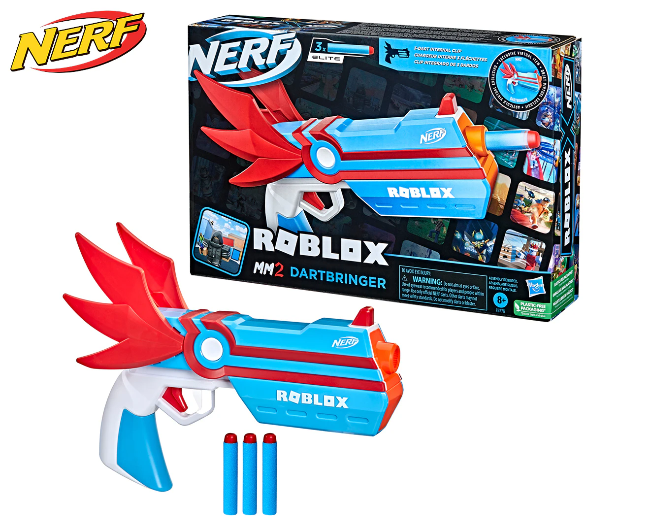 Nerf Roblox Arsenal Pulse Laser Motorized Blaster Foam Dart