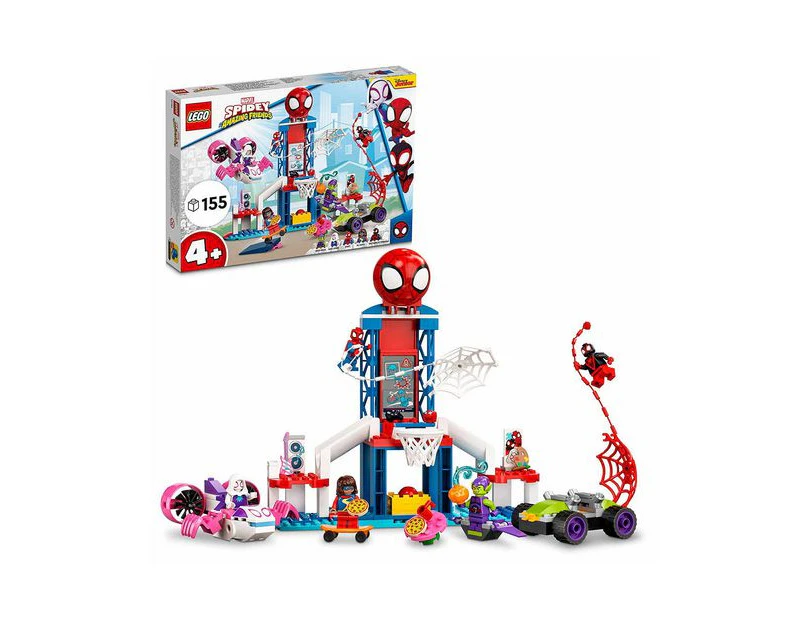 LEGO&reg; Marvel Spidey And His Amazing Friends Spider-Man Webquarters Hangout 10784 - Red