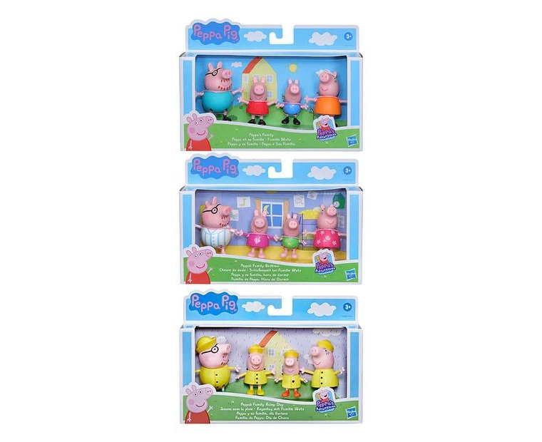 Peppa Pig Family Figure Pack - Assorted* - Pink