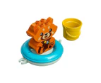 LEGO® DUPLO Creative Play Bath Time Fun: Floating Red Panda 10964