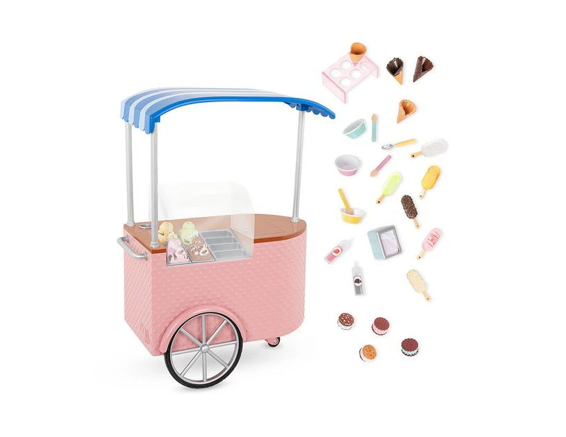 Our Generation Two Scoops Ice Cream Cart