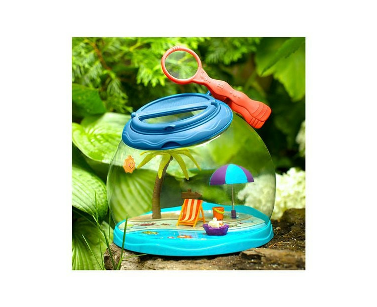 Tiki Retreat Insect Catcher Toy Discover Set with Bug House & Magnifier,  Ages 4+