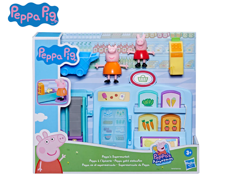 Peppa Pig 10-Piece Peppa's Supermarket Toy Set