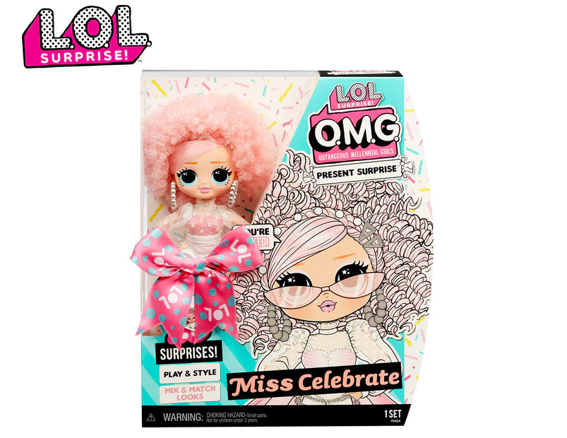 L.O.L. Surprise! O.M.G Present Surprise Series 2 Miss Celebrate Doll