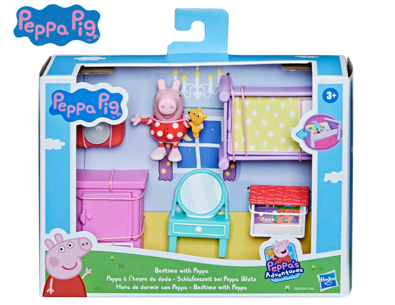 Peppa Pig 6-Piece Bedtime With Peppa Toy Set