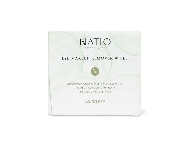 Natio Eye Makeup Remover Wipes