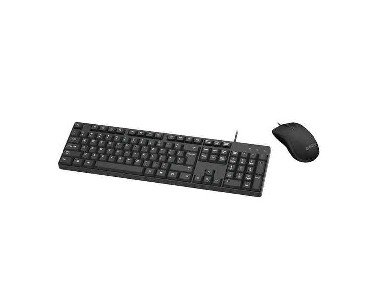 Moki Keyboard and Mouse Combo Cable USB - Black