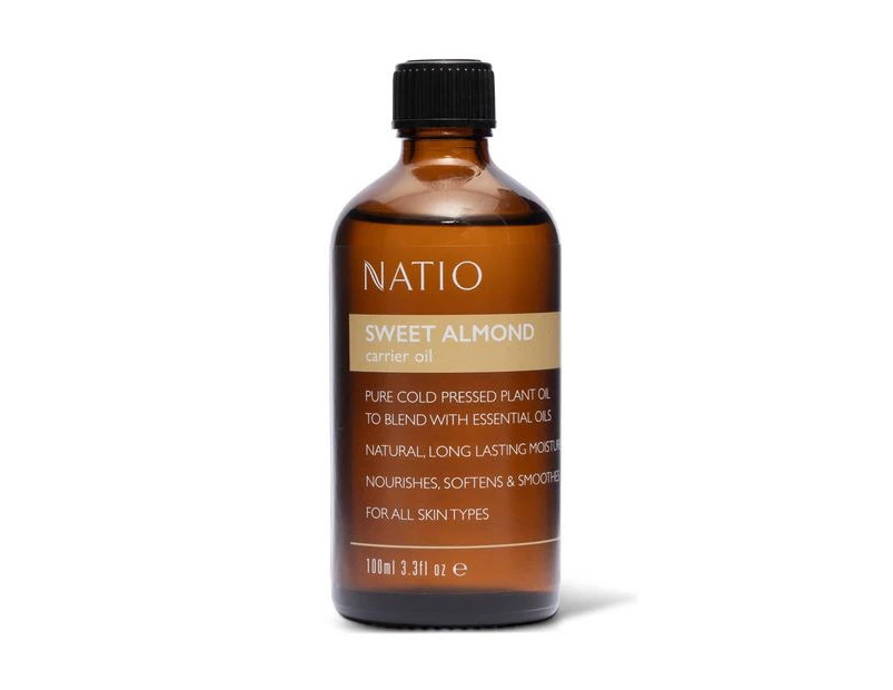 Natio Carrier Oil - Sweet Almond - Brown