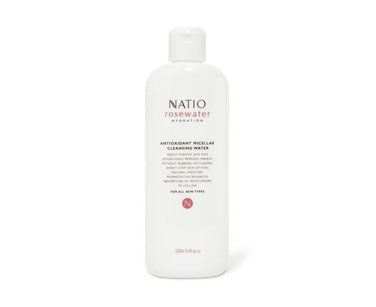 Natio Rosewater Hydration Antioxidant Micellar Water 250ml