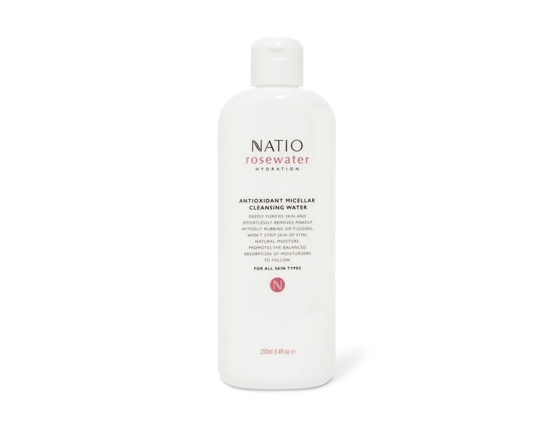 Natio Rosewater Hydration Antioxidant Micellar Water 250ml