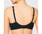 Target Lena Cotton Wirefree Bra - Black