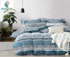 CleverPolly Jasper Quilt Cover Set - Teal