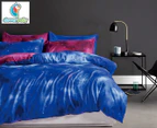 CleverPolly Maye Quilt Cover Set - Blue/Multi
