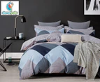 CleverPolly Jay Quilt Cover Set - Blue/Multi