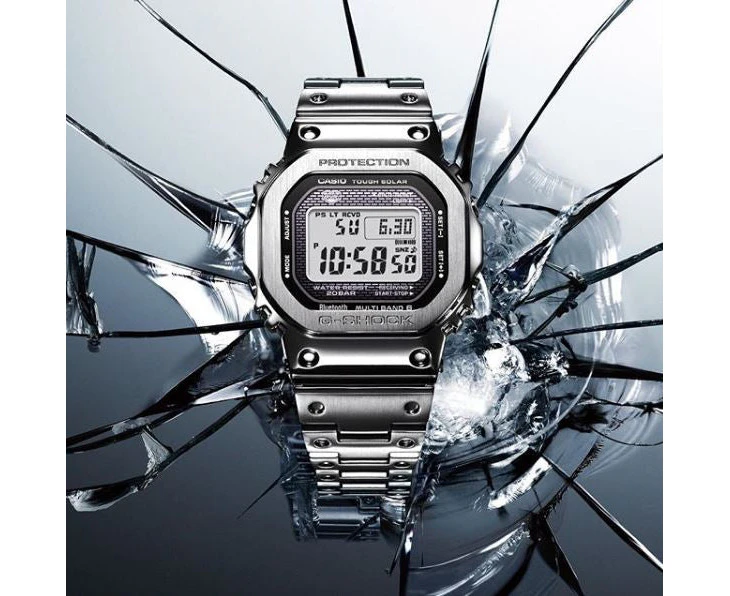 Casio G-Shock Silver Metal Limited Edition Watch GMW-B5000D-1DR